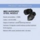 Mérete: 0,2 mm - 5 DB MK8 fúvóka szuperkemény acél penészkorrózióálló extruder, menetes 1,75 mm 0,2 mm 0,4 mm 3D