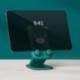 Szín: Zöld medve - Aranyos rajzfilm telefontartó asztali mobiltelefon állvány, állítható magasságú szög iPhone 11 12