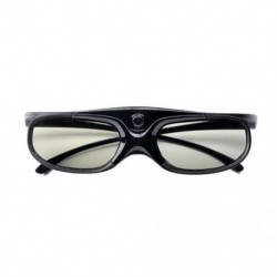 Fekete szín - DLP Link 3D szemüvegek Active Shutter szemüveg újratölthető szemüvegek kör alakú szemüvegek DLP 3D