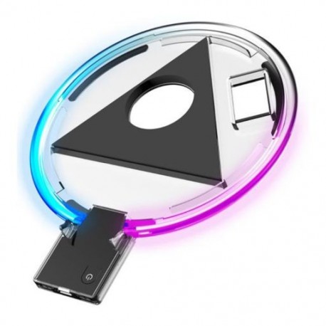 Szín: Konzolaljzat RGB - RGB kijelölő lámpa funkció Symfony konzol több effektus leddel Play Station 5 Host Disk Digital