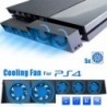 PS4 konzolhoz hűtőventilátor PS4 külső USB 5 ventilátorhoz Hőmérsékletszabályozás Playstation 4 konzolhoz