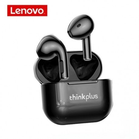Fekete szín - Új Lenovo LP40 TWS vezeték nélküli fülhallgató, Bluetooth-kompatibilis 5.0 sztereó zajcsökkentés,