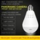 HD 360° panoráma vezeték nélküli 960p IP kamera villanykörte otthoni biztonsági videokamera vezeték nélküli CCTV