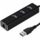 Szín: 3 usb 100M - 1000 Mbps USB Gigabit Ethernet adapter 3 portos USB 3.0 HUB USB Rj45 Lan internet hálózati kártya Macbook