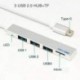 USB C HUB USB 2.0 Type C 4 portos Multi USB Splitter Adapter OTG HUAWEI Xiaomi Lenovo Macbook PC számítógép-tartozékok USB