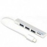 USB C HUB USB 2.0 Type C 4 portos Multi USB Splitter Adapter OTG HUAWEI Xiaomi Lenovo Macbook PC számítógép-tartozékok USB