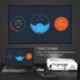 USB-C-USB 3.0 és USB 2.0 és VGA átalakító kábeladapter alumíniumötvözet C-típusú HUB-adapter C-típusú