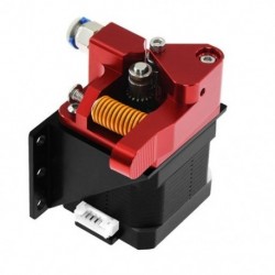 Piros szín - CR10 PRO továbbfejlesztett Dual Gear MK8 extruder dupla tárcsás közvetlen alumínium extruder Ender 3 CR10 PRO