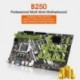 Csomag: Alaplapok - B250 ETH Mining alaplap 12GPU 16XPCIE-USB3.0 grafikus kártyahely LGA1151 Támogatja a DDR4 2666MHz PC RAM