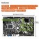 Csomag: Alaplapok - B250 ETH Mining alaplap 12GPU 16XPCIE-USB3.0 grafikus kártyahely LGA1151 Támogatja a DDR4 2666MHz PC RAM