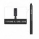 Fekete szín - Insta360 ONE X2 Invisible Selfie Stick GO 2 / ONE RS / R 1,2 m-es szénszálas hosszabbító rúdhoz Insta 360
