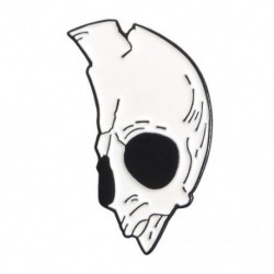 Fém színe: XZ1876 - Magányos halálzománc gombostű Csontváz koporsó sír bross Punk sötét humor Jelvény Ajándék