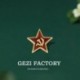 Fém színe: XZ1368 - Retro Szovjetunió-szimbólum zománctű Vörös Csillag Sarló Kalapács hidegháborús szovjet CCCP