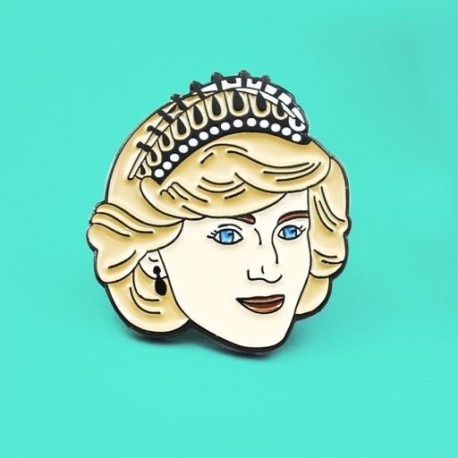 Fém színe: CC1378 - Anniversary Princess Diana Bross divat Gombművészet Diana Spencer Hercegnő Zománctűk Női