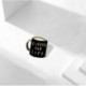 Fém színe: XZ3655 - Coffee First Life Zománctű Fekete Kávésbögre Banner Bross Táska Ruházat Féktűs Kitűző Kávé