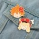 Fém színe: XZ5204 - 5style Genshin Impact Zománc Pin Egyedi Chibi Tartaglia Klee Paimon Venti Keqing Bross Játék Lapel