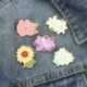 Fém színe: XZ4149 - Virág bross szimuláció Virág növény bross liliom tulipán napraforgó írisz Morning Glory lótusz