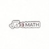 Fém színe: XZ4812 - Imádom a matematikai zománctűket Újdonság Üzenet Jelvények Gomb Táska Kalap Hátizsák Féktű