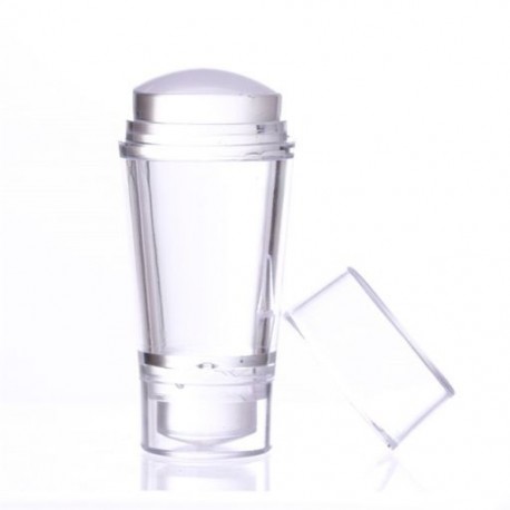 Szín: Minta-4 - 1Set Mini átlátszó zselés körömdíszítő bélyegző kaparó szett barkácsoljon Polish Design Nyomtatás