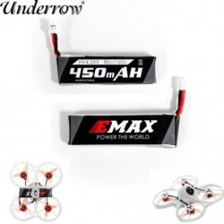 Szín: 1db - Emax Tinyhawk 1S 450mah 80C repülőgép lítium-polimer akkumulátor PH2.0 Emax Tinyhawk Avan RC FPV drón