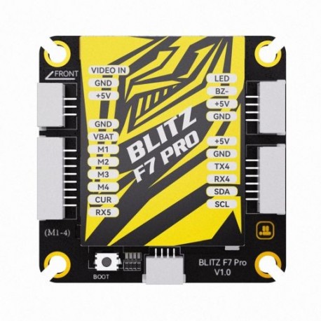 Szín: BLITZ F7 Pro - IFLIGHT BLITZ F7 Pro repülésvezérlő OSD-vel 35x35 BLITZ E80 4-IN-1 Pro 80A ESC (G2）Straight PLU FPV