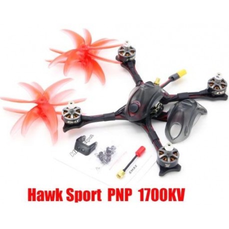 Szín: PNP 1700KV - Emax Hawk Sport PNP BNF 5 hüvelykes FPV RC Whole Drone Kit 1700kv/2400kv Motor Mini Magnum Controller HDR