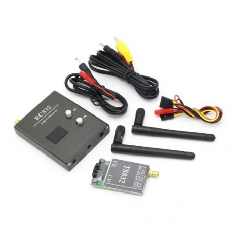 Szín: TS832 és RC832 - TS832 RC832 vevő 48Ch 5.8G 600mw 5km Wireless AV Transmitter for FPV Multicopter RC Repülőgép