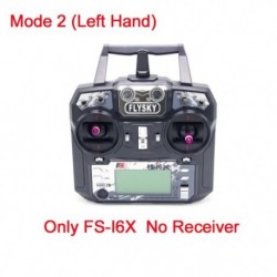 Szín: Csak I6X Mode2 - Eredeti Flysky FS-i6X 10CH 2,4GHz AFHDS 2A RC adó FS-iA6B FS-iA10B FS-X6B FS-A8S vevővel Rc