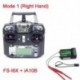 Szín: Mode1 i6x IA10B-vel - Eredeti Flysky FS-i6X 10CH 2,4GHz AFHDS 2A RC adó FS-iA6B FS-iA10B FS-X6B FS-A8S vevővel Rc