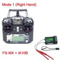 Szín: Mode1 i6x IA10B-vel - Eredeti Flysky FS-i6X 10CH 2,4GHz AFHDS 2A RC adó FS-iA6B FS-iA10B FS-X6B FS-A8S vevővel Rc
