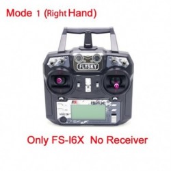 Szín: Csak I6X Mode1 - Eredeti Flysky FS-i6X 10CH 2,4GHz AFHDS 2A RC adó FS-iA6B FS-iA10B FS-X6B FS-A8S vevővel Rc