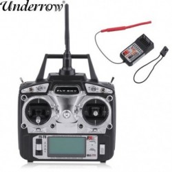 Szín: Mode1 Jobb kéz - Flysky FS-T6 2,4 GHz-es 6 csatornás 2. módú adó és vevő R6-B RC Quadcopter helikopterhez LED