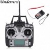 Szín: Mode1 Jobb kéz - Flysky FS-T6 2,4 GHz-es 6 csatornás 2. módú adó és vevő R6-B RC Quadcopter helikopterhez LED