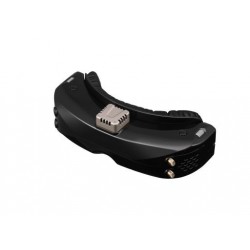 Fekete szín - SKYZONE SKY04X 5,8 GHz-es 48 csatornás FPV szemüveg támogatása 2D/3D HDMI beépített Headtrake ventilátor