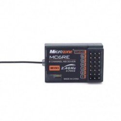 Szín: MC6RE MINi vevő - MicroZone MC7RB MC6RE MINi 6 csatornás vevő MicroZone MC6C 2.4G 6 csatornás vezérlő adó RC