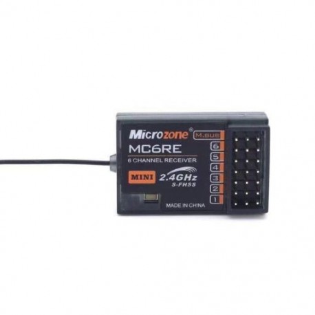 Szín: MC6RE MINi vevő - MicroZone MC7RB MC6RE MINi 6 csatornás vevő MicroZone MC6C 2.4G 6 csatornás vezérlő adó RC