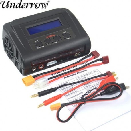 Szín: UK Plug - S150AC AC 100-240V 150W 10A Intelligens kiegyensúlyozó töltő Ni-MH/Ni-Cd akkumulátorhoz