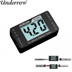 Szín: 1db - AOKoda AOK-041 1S lítium akkumulátor teszter jelzője ellenőrzőhöz JST MOLEX mCPX MCX dugós csatlakozó