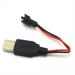 Szín: USB-SM - 10db/tétel 3.7V akkumulátor USB töltő SM JST 2P MX2.0-2P X5 3.5MM 2.5MM RC helikopterhez Quadcopter