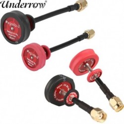 Szín: fekete 5cm Hole - Pagoda 5.8G 5dBi 50W 5/8CM körsugárzó antenna RP-SMA csatlakozó SMA csatlakozó verseny Quadcopter