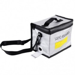 Szín: Szíjjal - Új 215x145x165 mm-es Lipo akkumulátoros széftáska tűzálló robbanásbiztos táska RC Lipo Battery Guard