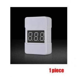 Szín: 1db fehér - 1 db BX100 1-8S LED kijelző Lipo akkumulátor feszültség teszter alacsony feszültségű hangjelző