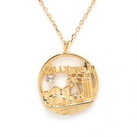 4 - Eiffel-torony párizsi 925 sterling ezüst nyaklánc női kör Pendente Collier kezdeti hosszú láncú finom ékszerek