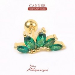 6 - 1 db ezüst 100%    925 ékszer Fülbevaló Női Fülbevaló Női Karika Fülbevaló Piercing Party 18K Gold 2023 Trend