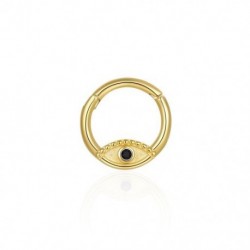 5 - 1 db fehér kristály 925 sterling ezüst fülbevaló női karikás fülbevaló piercing Aretes 18K arany finom ékszer 2022