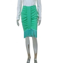 Szín: zöld L - Bojt Hemline szexi női domború bodycon szoknya Szexi magas derekú push up csomag csípő alsó elegáns