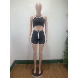 Szín: fekete XXL - Aktív viselet Női sportruhák kültéri ruhák vállról támláék nélküli camisole felsők