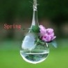 Tiszta lógó üveg virág váza