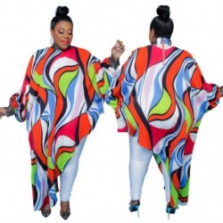 Szín: piros 5XL - Szexi blúzok, nagy méretű felsők, Xl-5xl hosszú ujjú női ingek, laza alkalmi, szabálytalan szegélyű