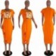 Szín: fekete XXXL - Nagy méretű nyári ruha női Bodycon betűs, rövid ujjú, rugalmas, elegáns hétköznapi maxi ruhák